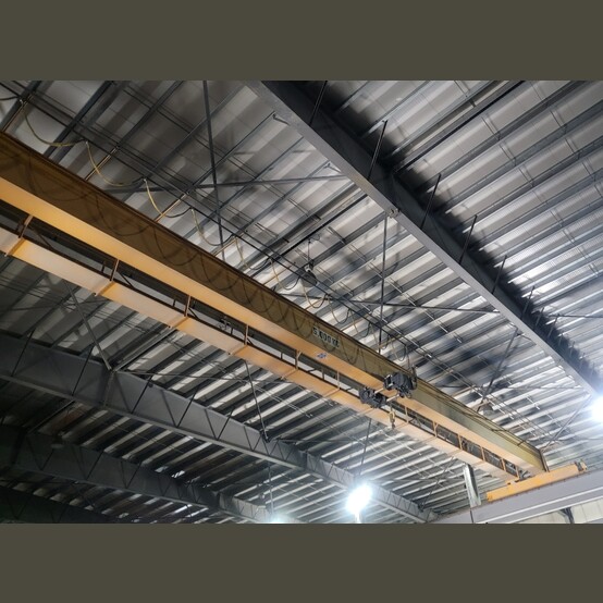5.5 Ton, Overhead Bridge Crane, 85' span, 51' lift height, 2-speed hoist, stepless travel - Image 3
