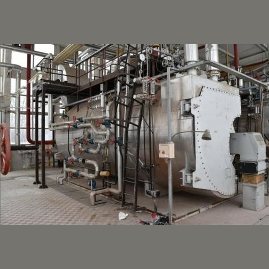 26,400 PPH Lang #HLG-12/16-210, Watertube Steam Boiler, 12 TPH, overheated steam, 1991 (3 available) - Image 1