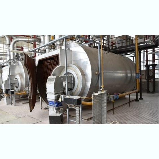 26,400 PPH Lang #HLG-12/16-210, Watertube Steam Boiler, 12 TPH, overheated steam, 1991 (3 available) - Image 2
