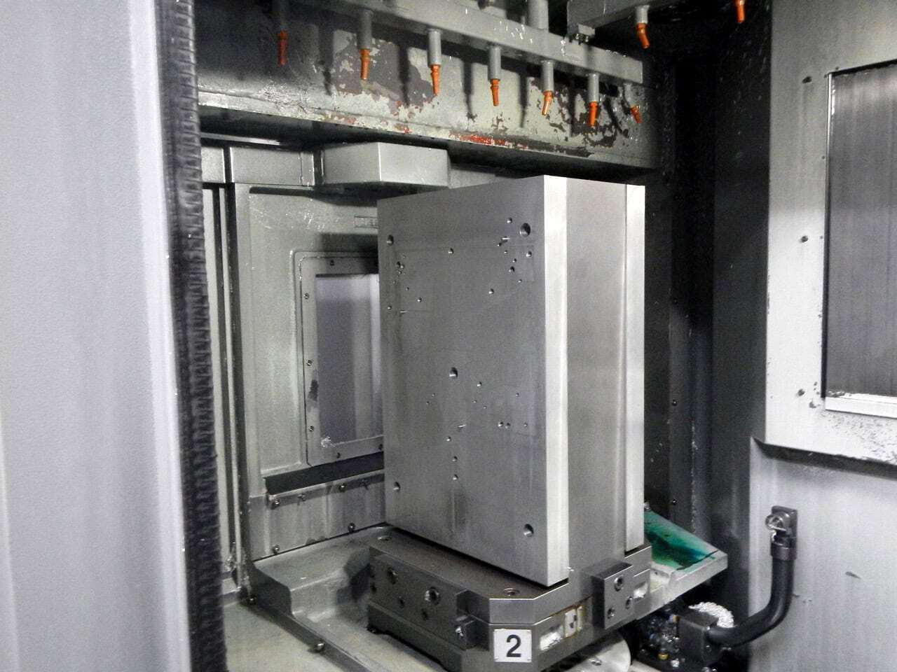 Hyundai Kia #HS-400I, CNC Horizontal Machining Center, 15.75" pallets, 25.2" X, 22" Y, 25.6" Z, 33.5 HP - Image 6