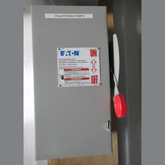 30 Amp. Eaton #1HD361N, Fusible Disconnect Switch, 600 VAC - Image 1