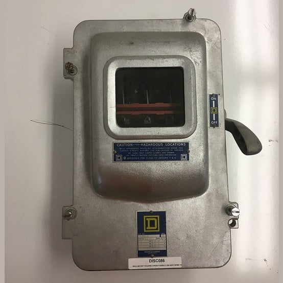 30 Amp. Square D, Fusible Disconnect Switch, 600 VAC, 3 phase (6 available) - Image 2