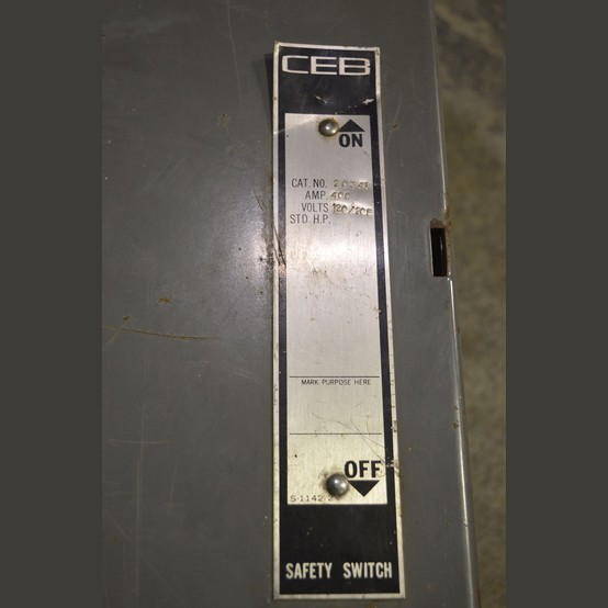 400 Amp. CEB, Fusible Disconnect Switch, 3 phase - Image 3