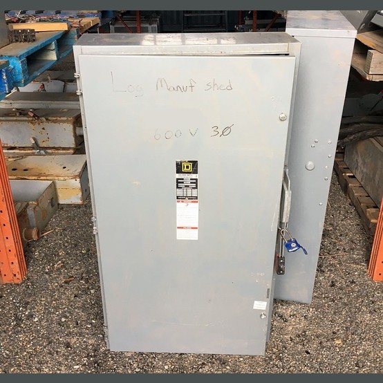600 Amp. Square D #CH366, Fusible Disconnect Switch, 600 VAC - Image 1