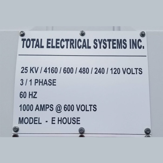1500 KVA 25000 Primary, 4160/2401 Secondary, Total Electrical Systems #E-House, Substation Transformer, 3 - Image 2