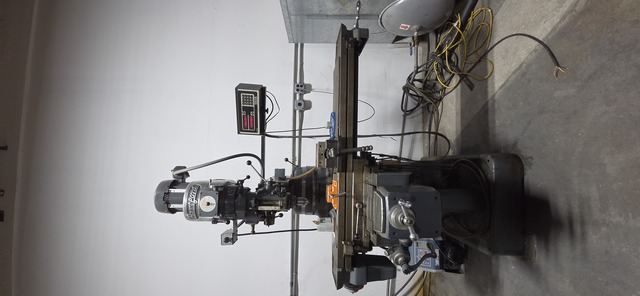 Hartford, Vertical Turret Milling Machine, 60" x 11" table, 52" X, 3 HP, 17 RPM, 1982 - Image 3