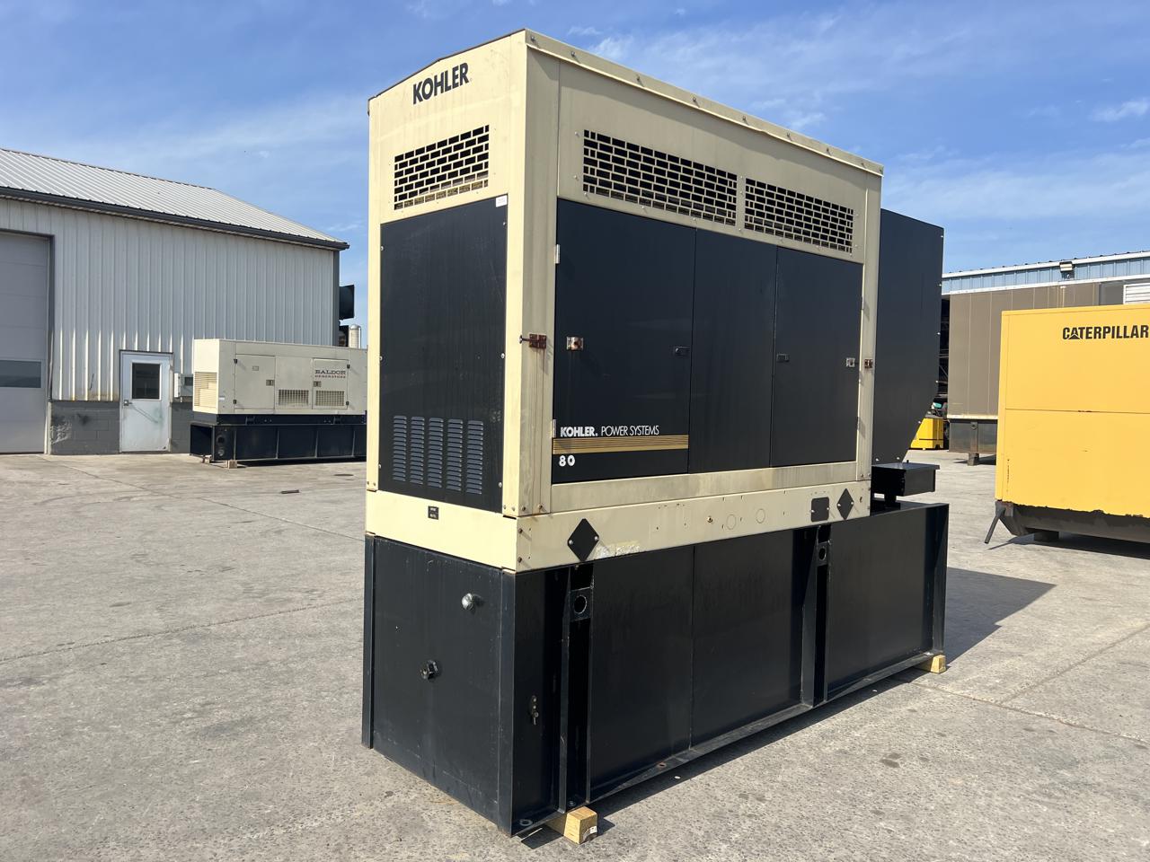 80 KW Kohler #80REOZJD, Diesel Generator Set, 120/240 Volts, John Deere engine, 1800 RPM, circuit breaker - Image 2