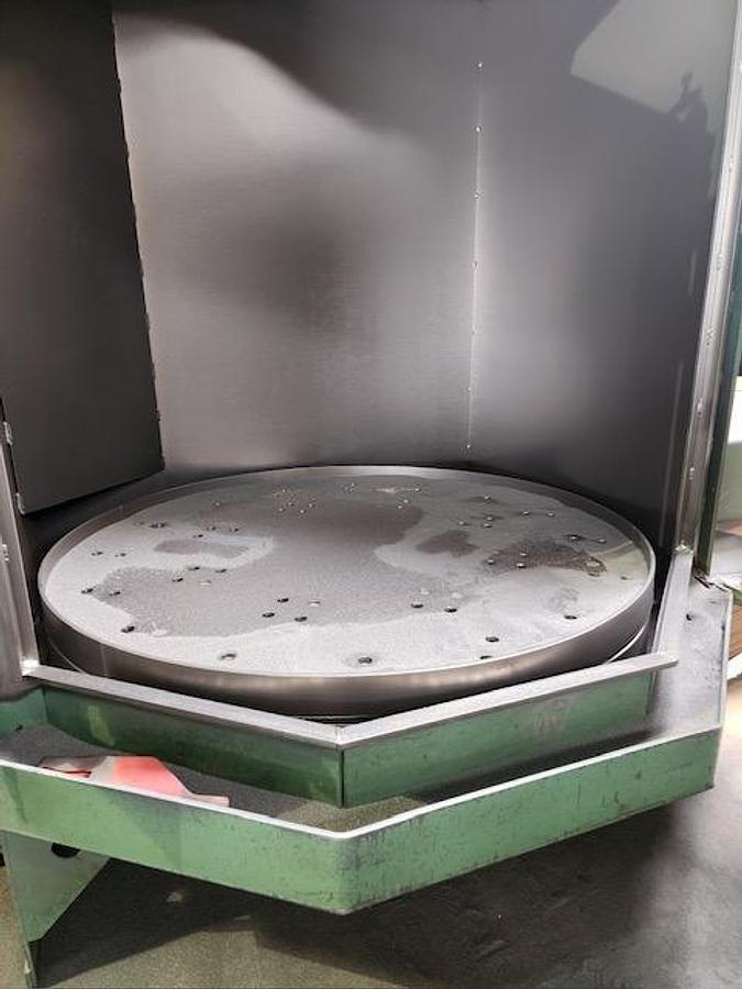 Goff #60TB, Table Blast Machine, (2) 10 HP blast wheels, 2003 - Image 6