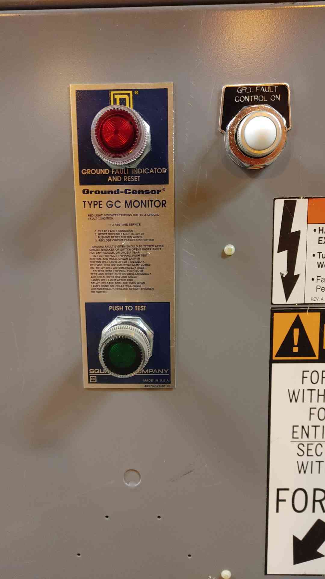 2000 Amps, Square D Power Style QED, switchboard, 480Y/277 Volts, 3 phase, 4 wire, bypass switch & meter - Image 5