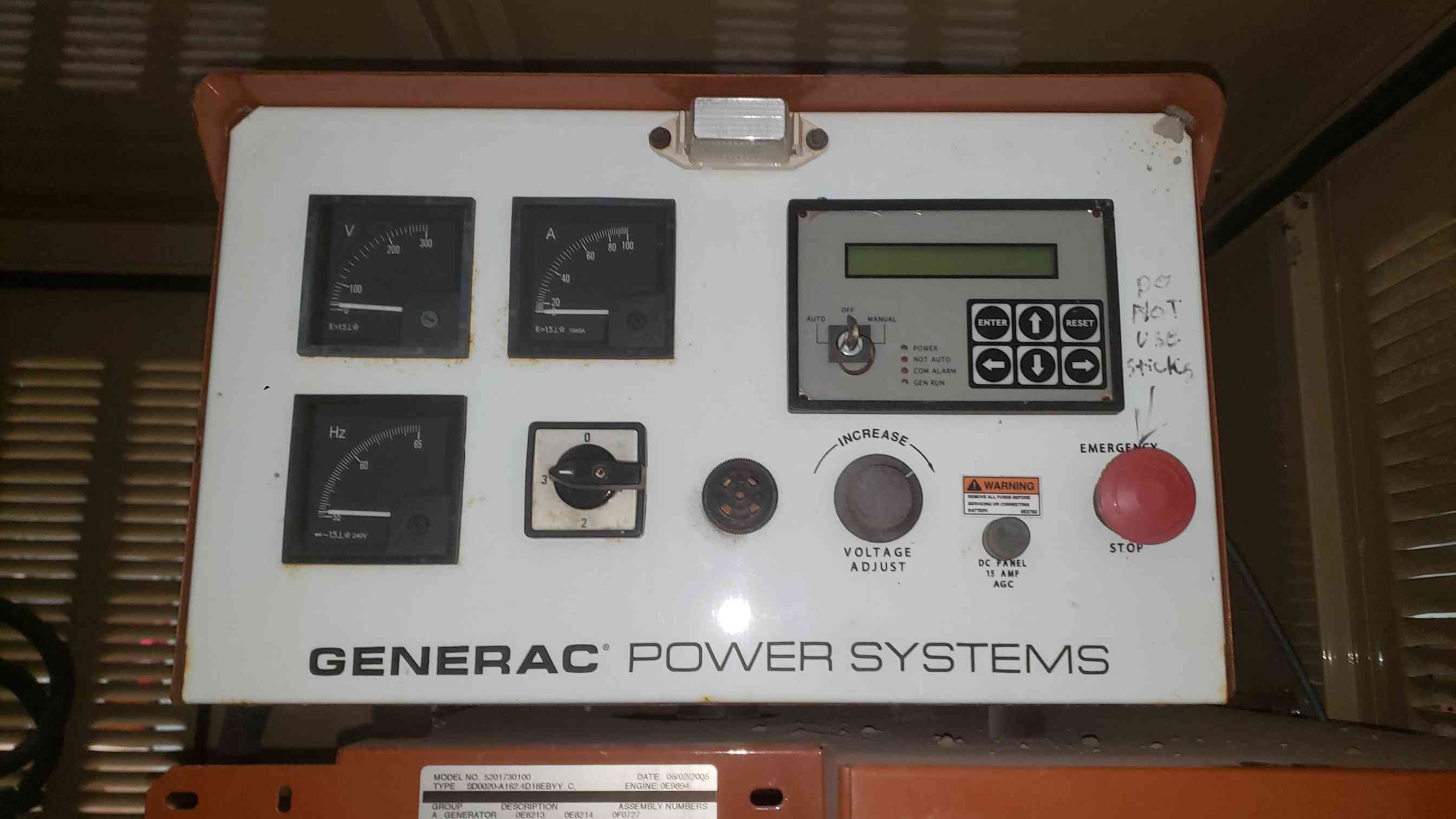 20 KW Generac, diesel generator, John Deere 4024T engine, 1 phase, 316 hours - Image 4