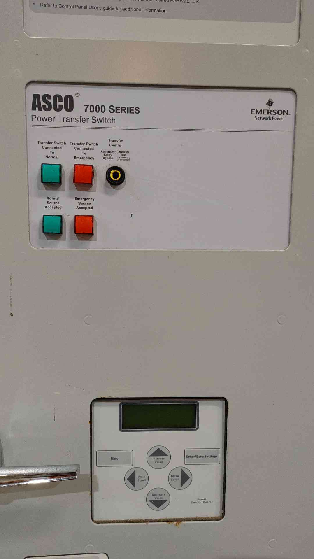 200 Amp. ASCO 7000 Series #D07ATSA20200F5XC, automatic transfer switch, 240 Volts, 1 phase, new surplus - Image 2