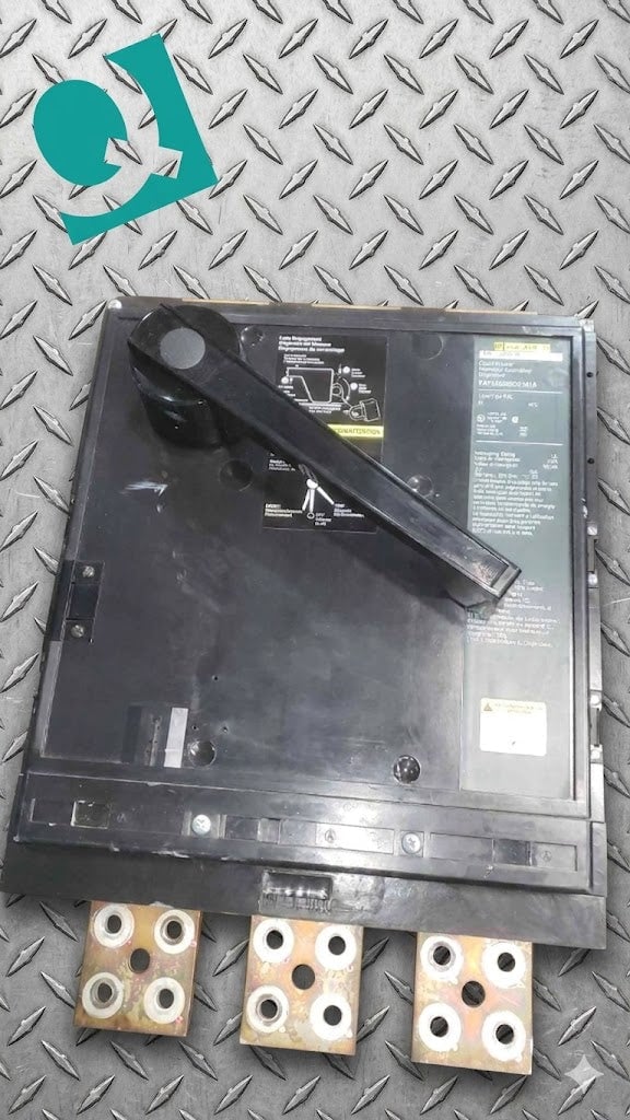 2000 Amps, Square D #PAF362000DC1616, P-frame molded case circuit breaker, 3 pole, 600 V.DC - Image 1