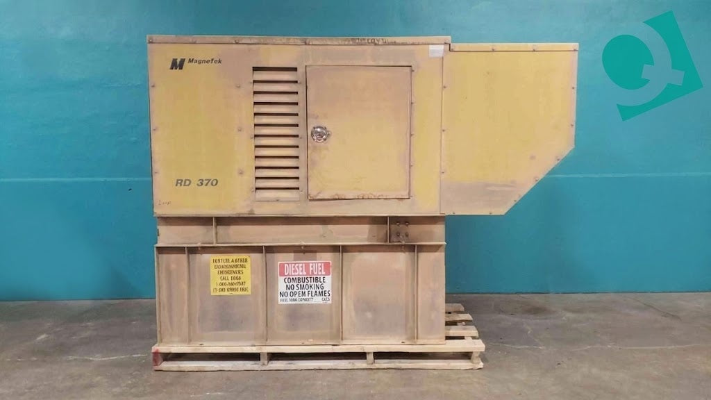 30 KW Magnetek Elliott #RD-370, diesel generator, Perkins engine, 1 & 3 phase, 659 hours - Image 1