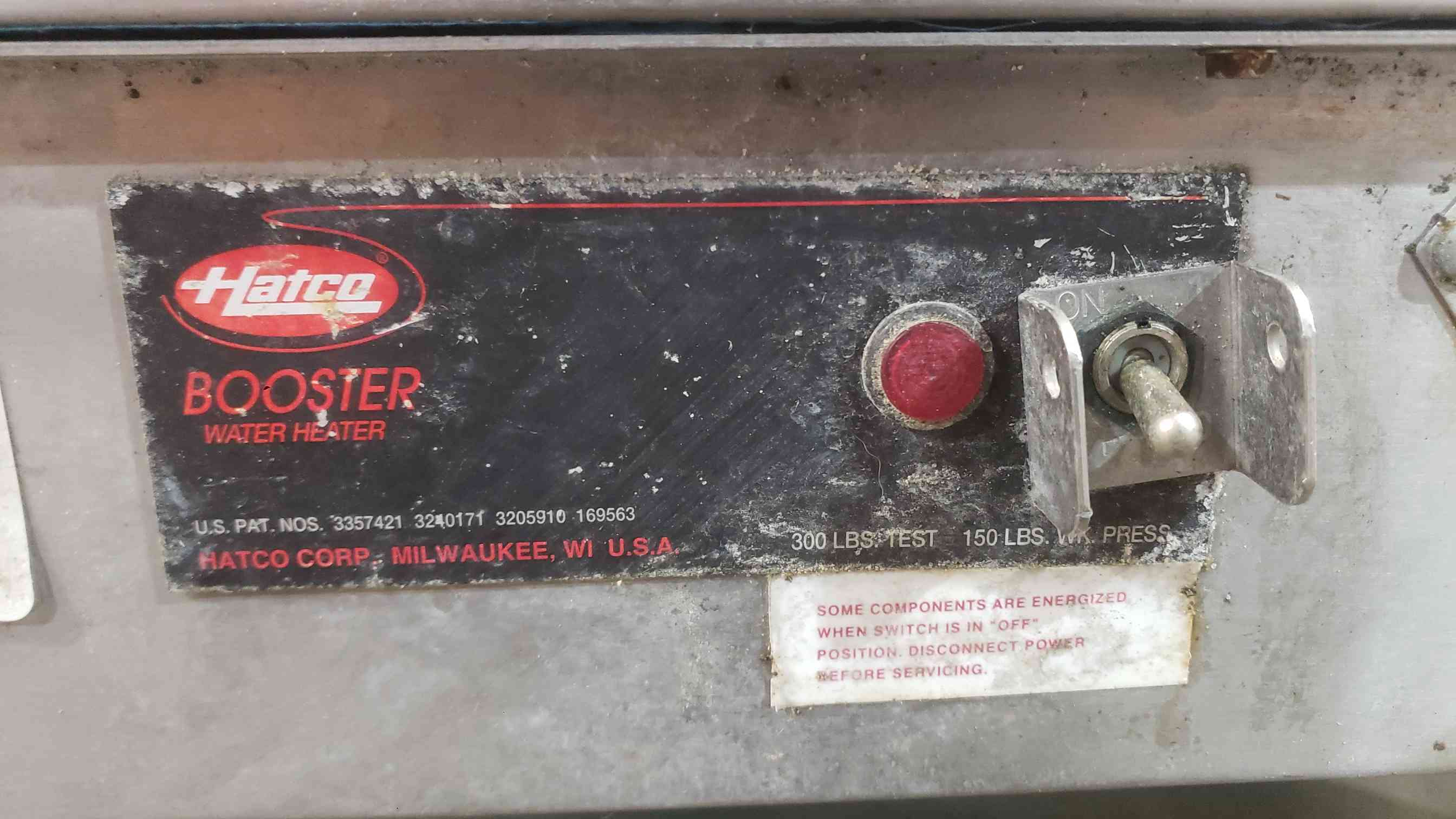 36 kW Hatco #S-36, electric booster water heater, 16 gallon, 480 V., 3 phase - Image 2