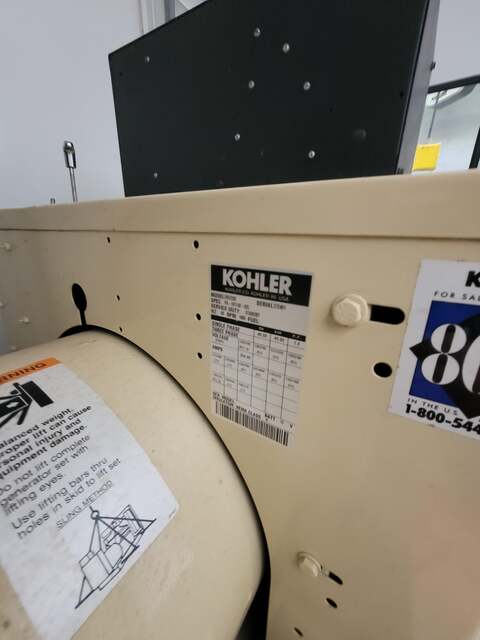 50 KW Kohler #50RZ, natural gas/LP generator, Ford engine, trailer mounted, 1 & 3 phase - Image 5