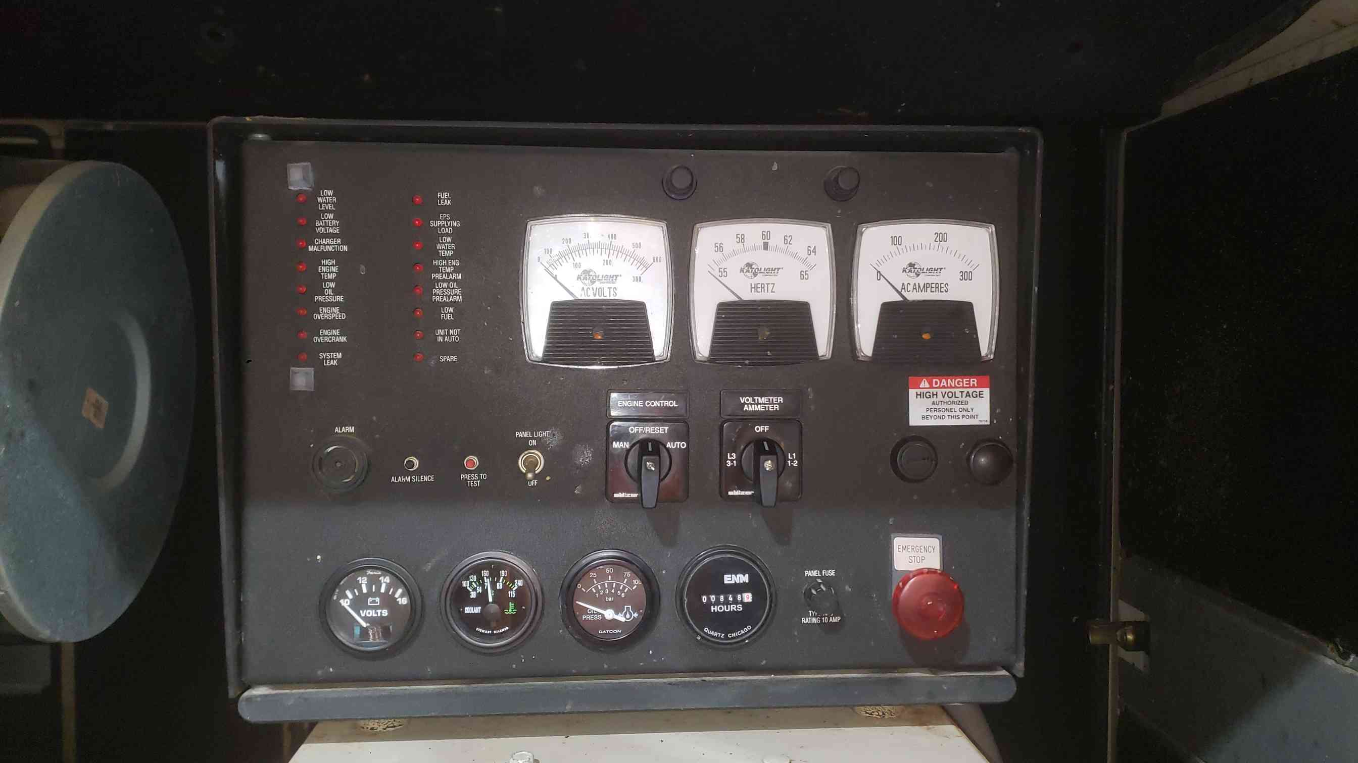60 KW Kato light #D60FGJ4, diesel generator, John Deere 4045TF150 engine, 849 hours - Image 5
