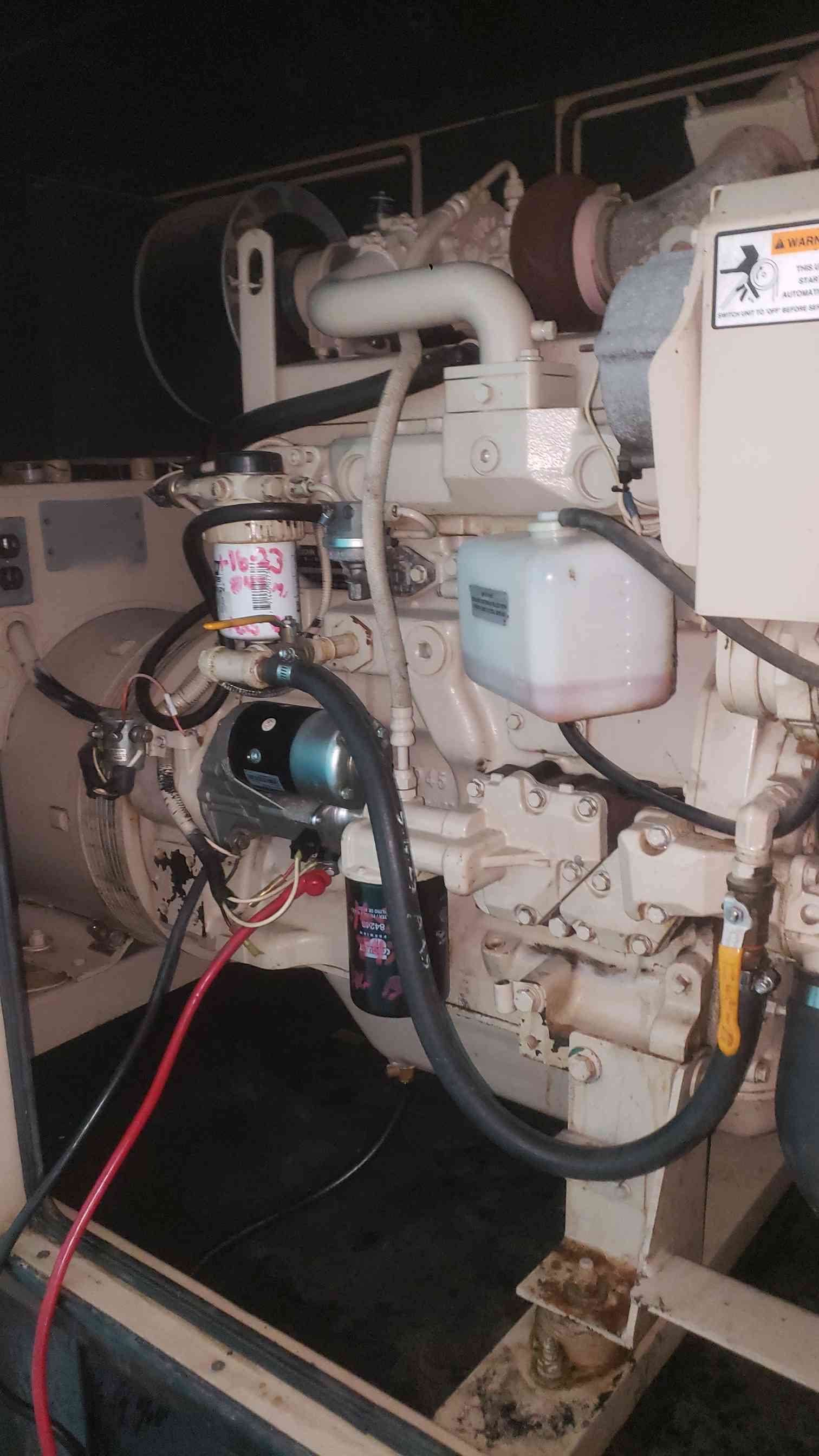 60 KW Kato light #D60FGJ4, diesel generator, John Deere 4045TF150 engine, 849 hours - Image 8