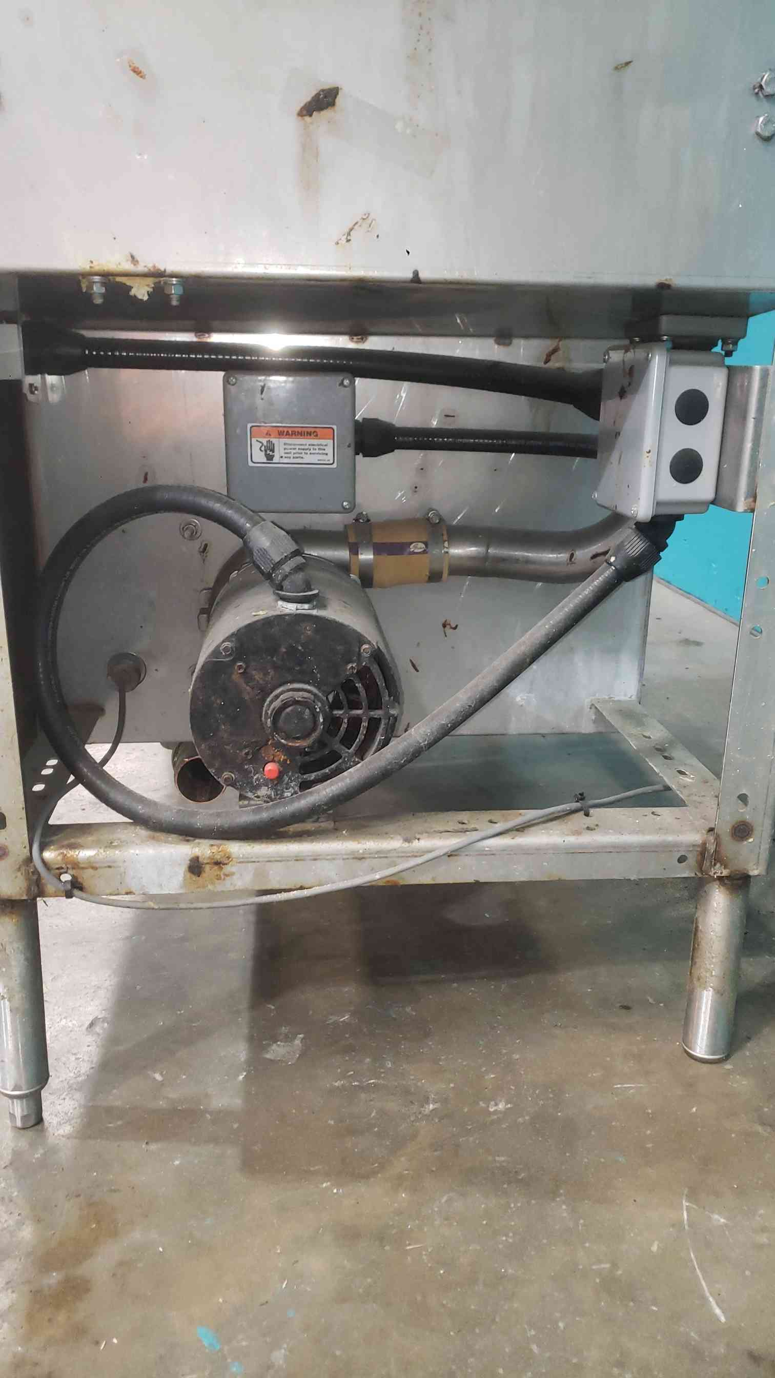 Hobart #C44A, commercial conveyor dishwasher, 202 racks/hr, high temp, 480 V., 3 phase - Image 7