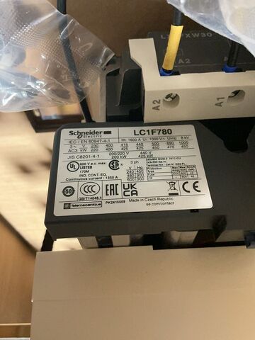Schneider Electric #LC1F780F7, motor starter contactor - Image 4