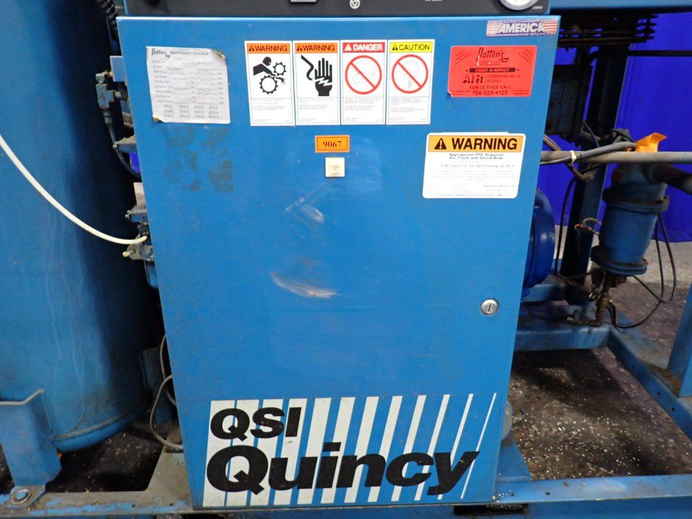 50 HP Quincy #QSI-235, rotary screw air compressor, 460 V. - Image 3