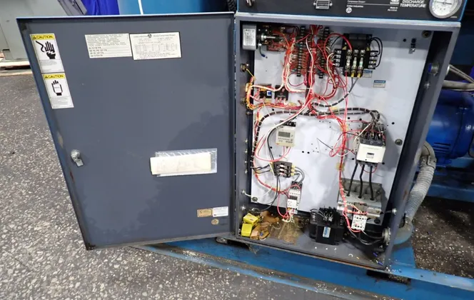 50 HP Quincy #QSI-235, rotary screw air compressor, 460 V. - Image 9