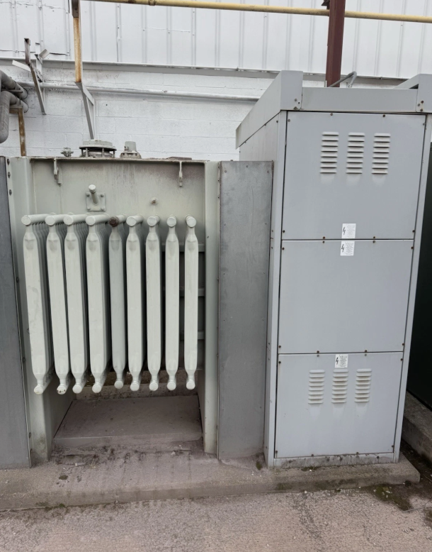 750 KVA 12470 Primary, 575Y/332 Secondary, General Electric, pad mounted transformer, oil filled - Image 4