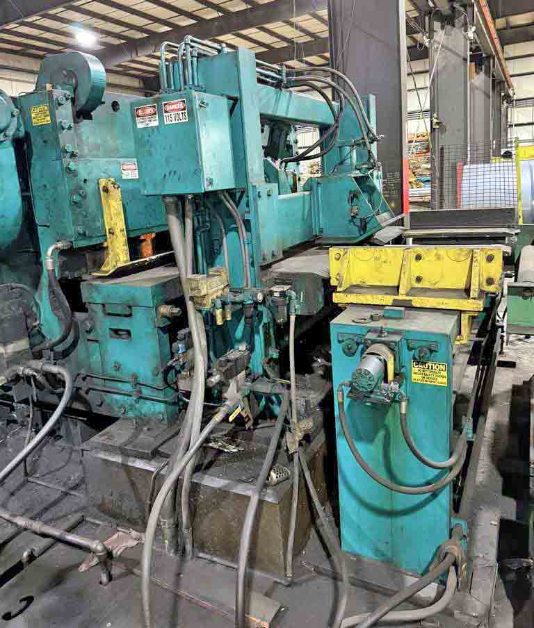 74" x .5" Herr Voss, Cut-To-Length line, Red Bud Stretch leveler retrofit, 60000 lb., 84" OD, 20"-34" ID, 50 - Image 10