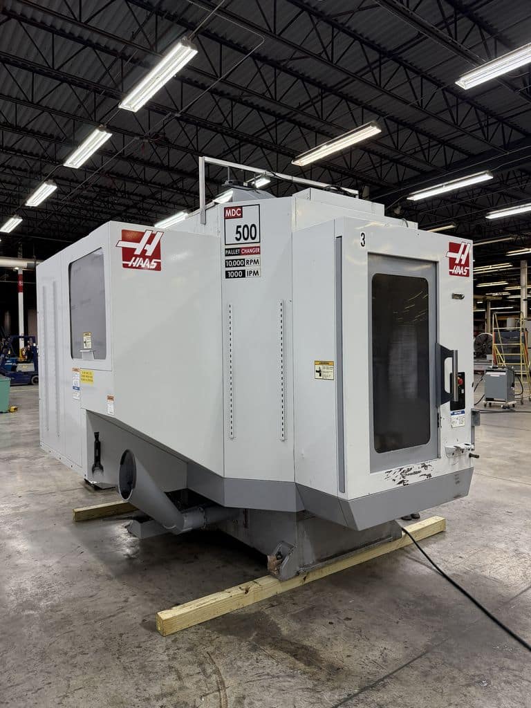 Haas #MDC-500, dual pallet CNC vertical machining center, 20" X, 16" Y, 20" Z, 10000 RPM, 24+1 automatic tool - Image 5