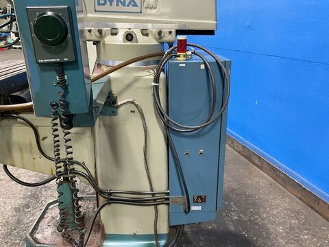 Dyna #EM3116, CNC vertical mill, 10" x 50" table, Dyna control - Image 3