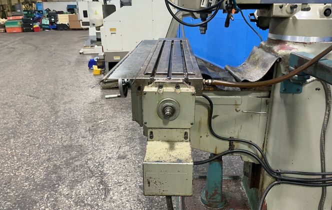 Dyna #EM3116, CNC vertical mill, 10" x 50" table, Dyna control - Image 7