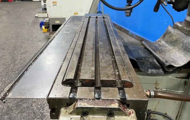 Dyna #EM3116, CNC vertical mill, 10" x 50" table, Dyna control - Image 8