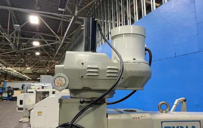 Dyna #EM3116, CNC vertical mill, 10" x 50" table, Dyna control - Image 10