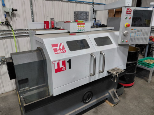 Haas #TL-1, CNC Lathe, 20" swing, 16" turning diameter, 30" machining length, 8" chuck, 10 HP, 4-position - Image 1