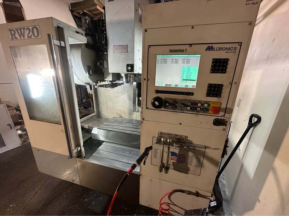 Milltronics Rw20 Milltronics #RW20, CNC Vertical Machining Center, 25