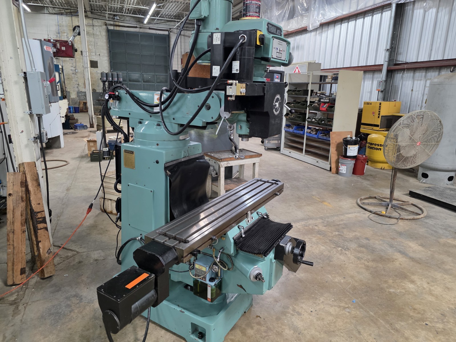 Southwestern Industries #Trak-K3SX-3, 3-Axis CNC Knee Mill, 10" x 50" table, 3 HP, 220 V. - Image 3