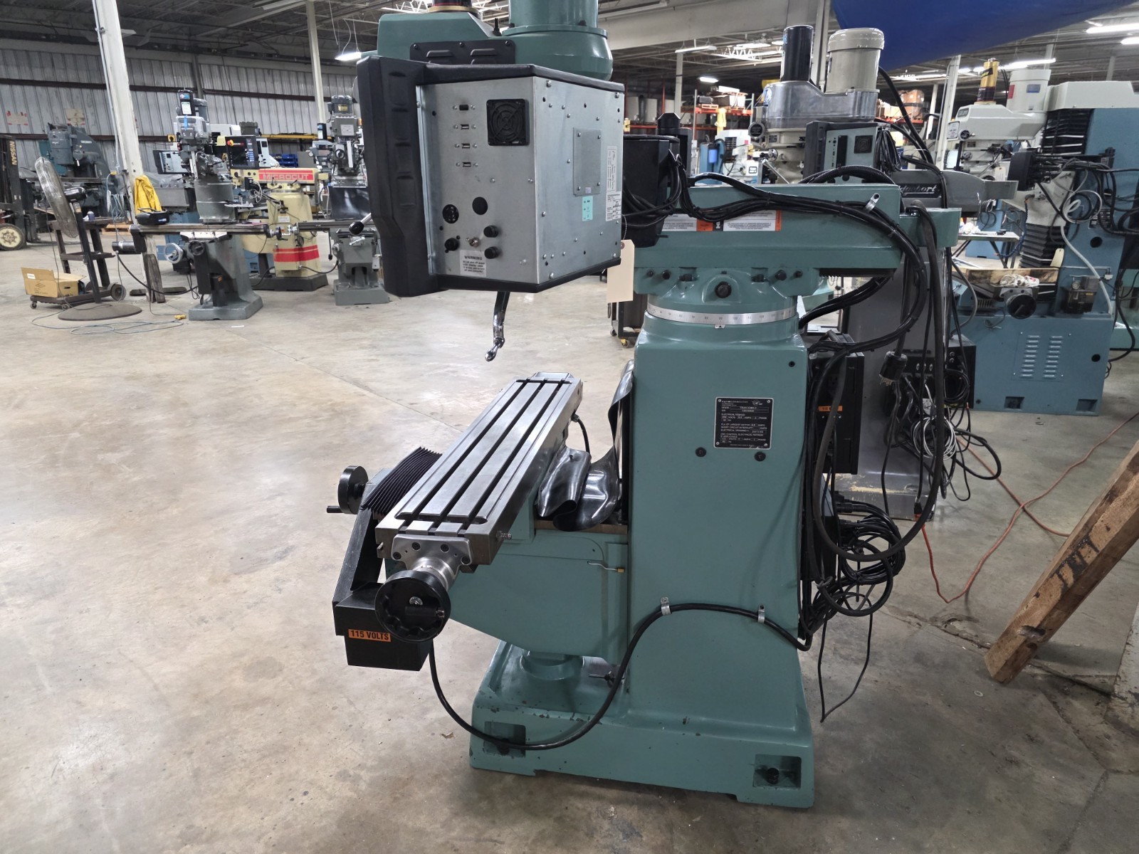 Southwestern Industries #Trak-K3SX-3, 3-Axis CNC Knee Mill, 10" x 50" table, 3 HP, 220 V. - Image 4
