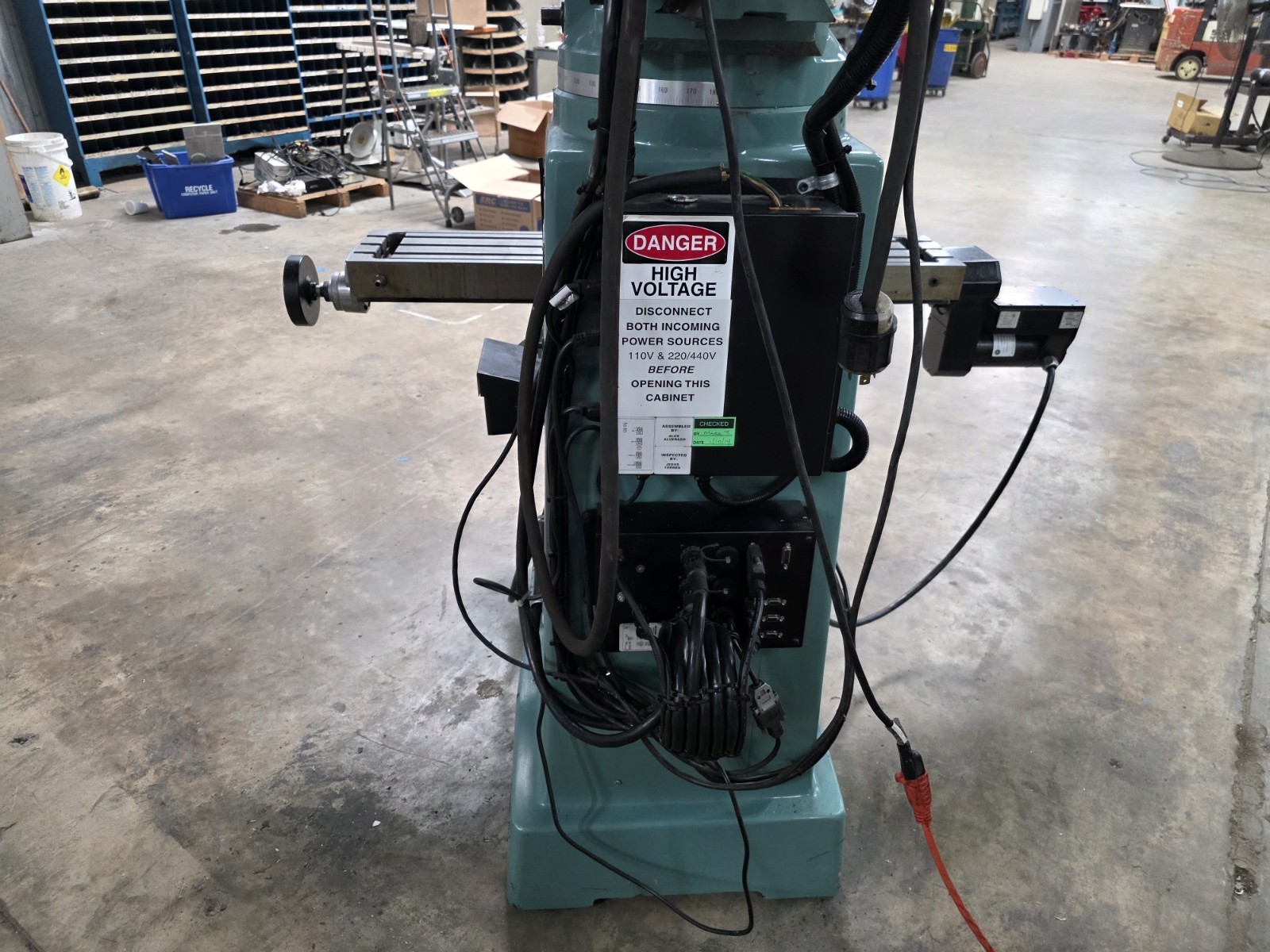 Southwestern Industries #Trak-K3SX-3, 3-Axis CNC Knee Mill, 10" x 50" table, 3 HP, 220 V. - Image 5