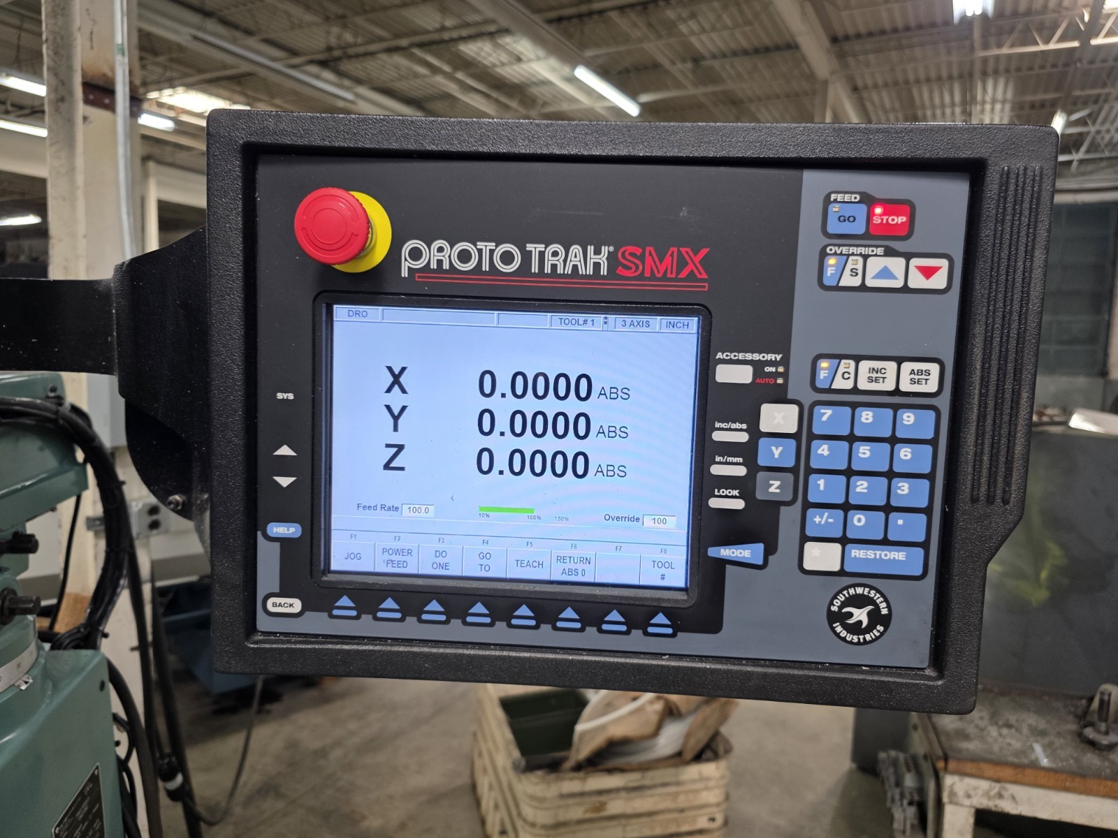 Southwestern Industries #Trak-K3SX-3, 3-Axis CNC Knee Mill, 10" x 50" table, 3 HP, 220 V. - Image 8