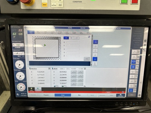 Makino #U32J, CNC Wire Electrical Discharge Machine, 14.6" x 10.6" x 8.7" travels, Hyper I CNC, 24" HD touch - Image 8