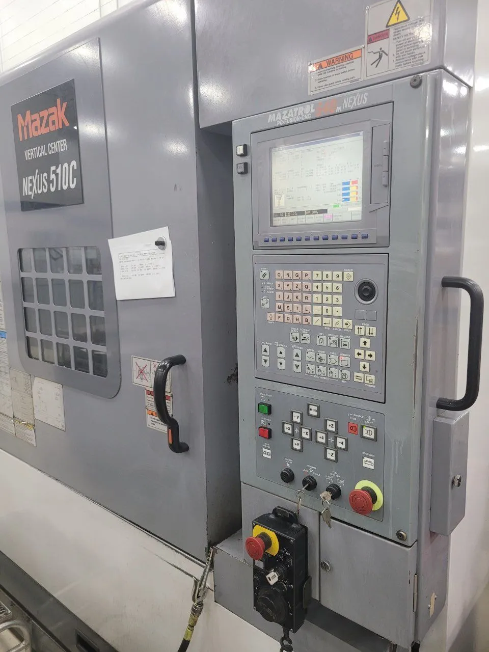 Mazak #NEXUS-VCN-510C/40-II, Vertical CNC Machining Center, 3-Axis, 41.3" X, 20.8" Y, 20" Z, CAT 40, 12000 - Image 1