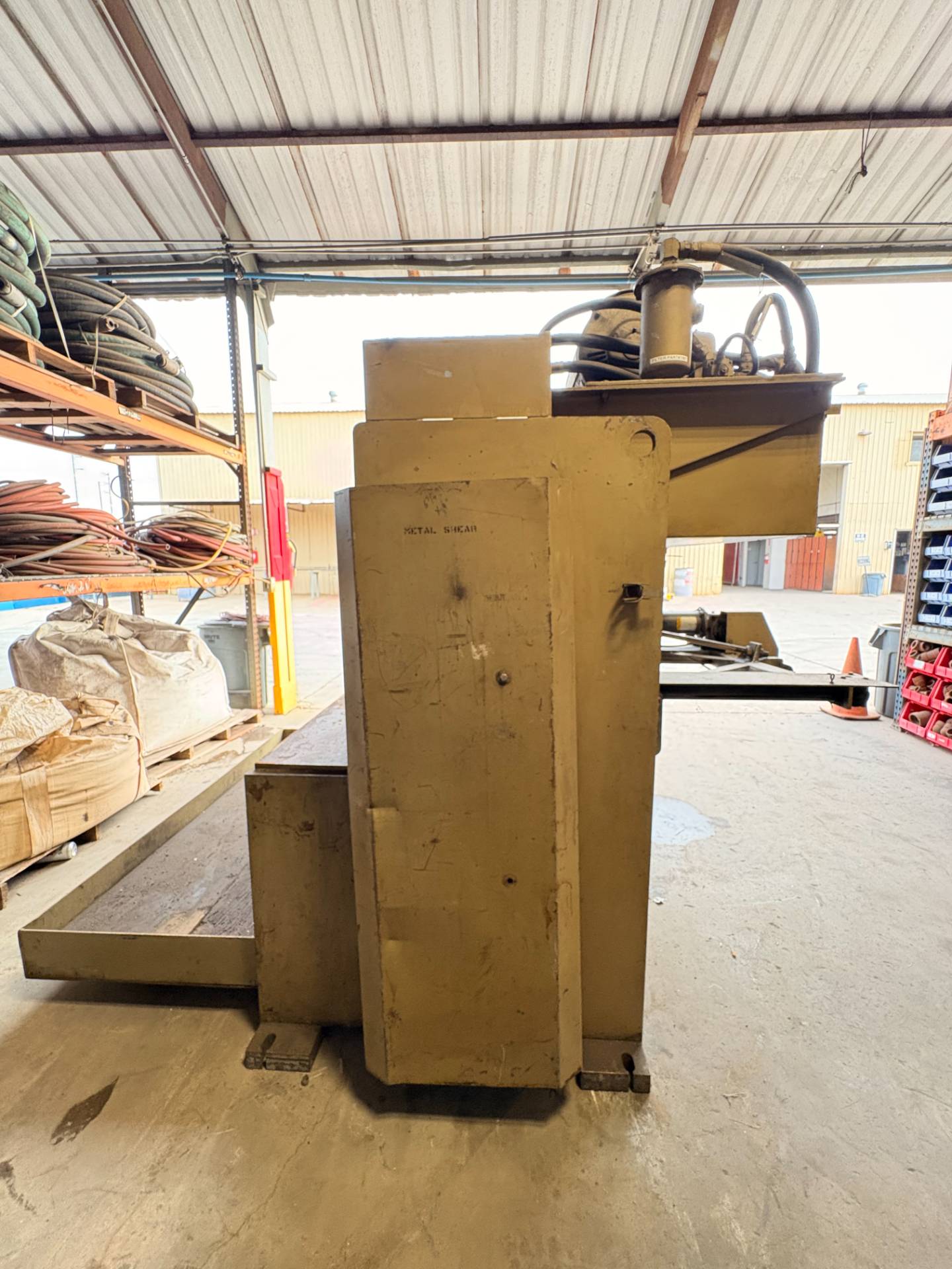 3/8" x 72" HTC #375-6A, Hydraulic Sheet Metal Shear, 36" backgauge, 17 SPM, 20 HP, 208/460 V. - Image 6