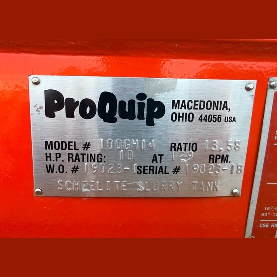 10 HP ProQuip #100GW14, Agitator/Mixer Drive, 13.58:1 ratio, 129 RPM, 460 Volt, 3PH, (4 available) - Image 3