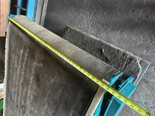 30" wide x 72" long Flat Belt Conveyor, 32" belt height, variable speed control, belt tensioner, 120 Volt - Image 3
