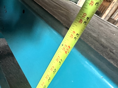 30" wide x 72" long Flat Belt Conveyor, 32" belt height, variable speed control, belt tensioner, 120 Volt - Image 4