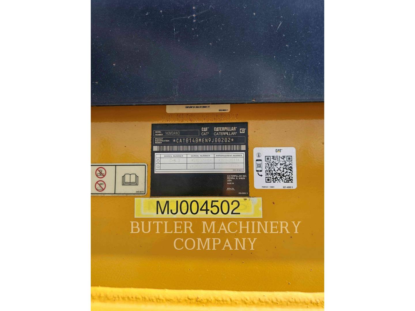 Caterpillar 140 M3 AWD, Motor Grader, 6748 hours, S/N: N9J00202, 2015 - Image 4