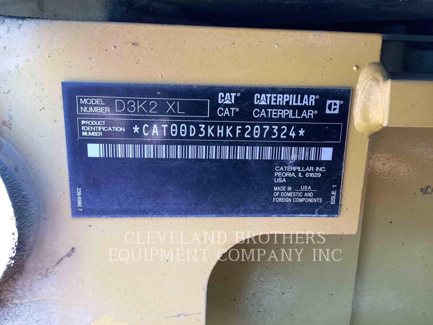 Caterpillar D3K2XL, 1131 hours, S/N: KF207324, 2020 - Image 6