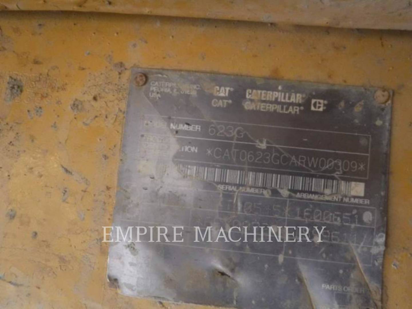 Caterpillar 623G, Wheel Tractor Scraper, 19265 hours, S/N: ARW00309, 2001 - Image 4