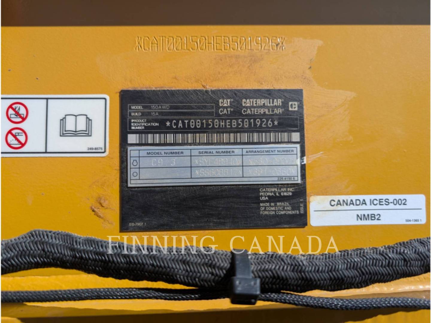 Caterpillar 150 AWD, Motor Grader, 411 hours, S/N: EB501926, 2025 - Image 5