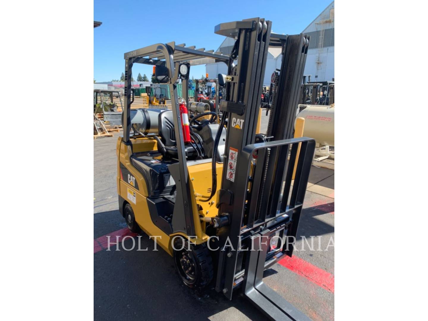 Caterpillar Mitsubishi C3500-LE, Forklift, 3076 hours, S/N: AT81F41748, 2021 - Image 2