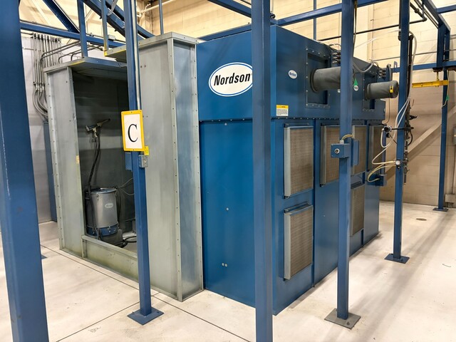 Powder coating line, Nordson, with guns, power supplies, complete - Image 7